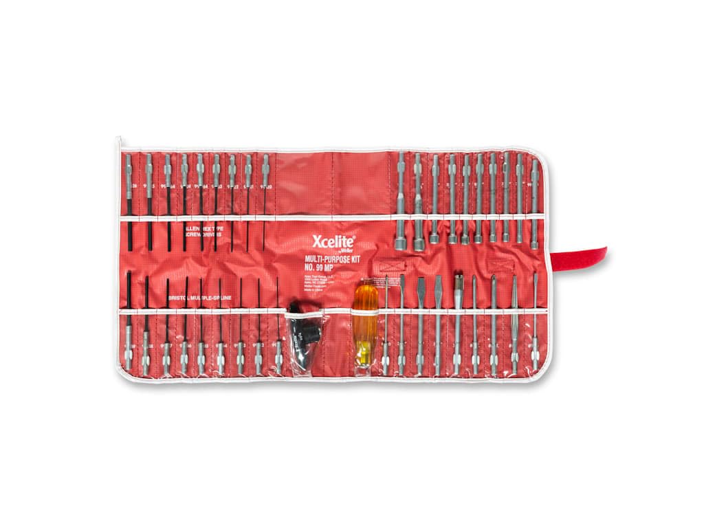 Weller Xcelite 39 Pieces Multi-Purpose Screw- & Nutdriver Roll Set